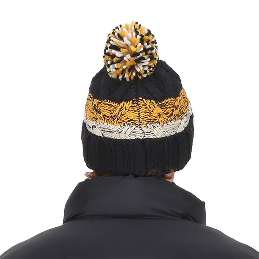 BEANIE WITH STRIPES AND POM PON Jail Jam | JA2159001